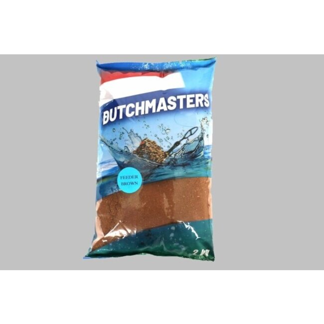 Evezet Feeder voer bruin 1 kg voor brasem en voorn