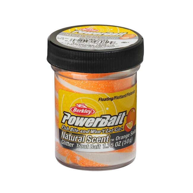 Berkley Foreldeeg Orange Soda 50 gr voor forelvijver en trout area