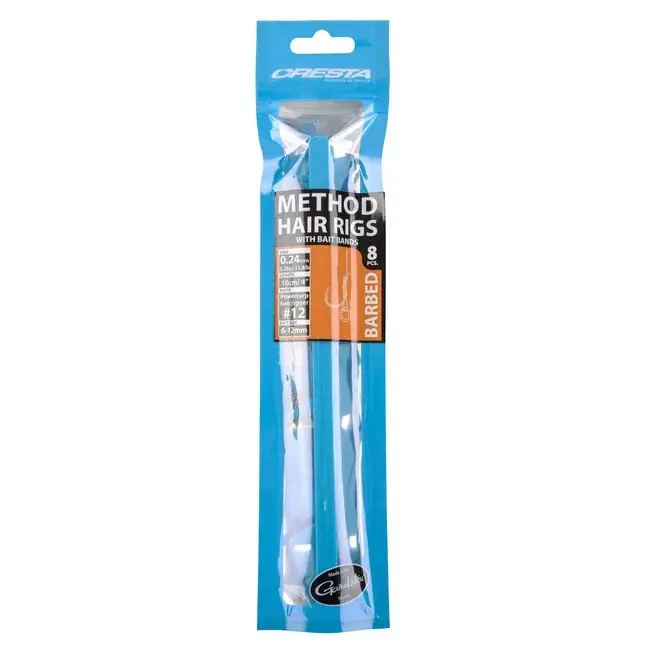 Cresta Method Hairrigs + Band Barbed  10 cm 14 0,22 mm