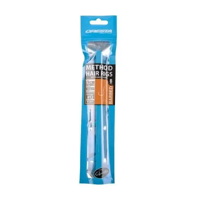 Cresta Method hair rigs met 5 mm bait spike voor feedervissen