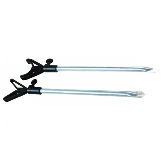 Albatros Albatros Telescopische Steunen 2x 33 cm – Compacte Steunenset voor Karper- en Witvissers