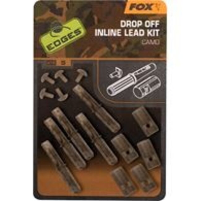 Fox Fox Drop Off Inline Lead Kit Camo – Complete kit voor veilige lossing van inline lood