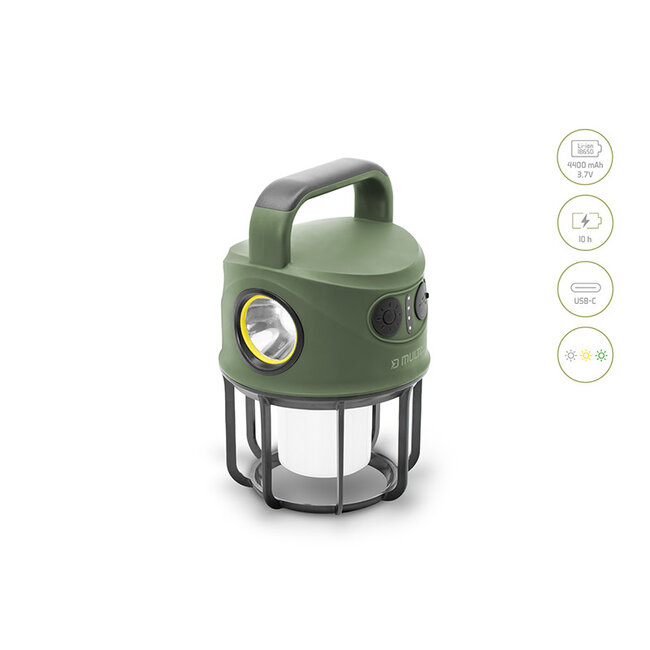 Delphin Oplaadbare campinglamp voor nachtvissen en bivvy