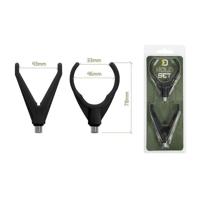 Delphin Delphin Kopsteun U en V – Universele Kopsteunen voor Banksticks bij Witvissen