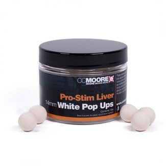 CC moore Pro-Stim Liver White Pop Ups 14 mm CC moore Pro-Stim Liver White Pop Ups 14 mm