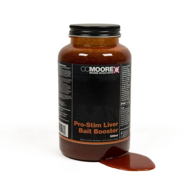 CC moore CC Moore Pro-Stim Liver Bait Booster 500 ml – Vloeibare Booster met Liver & Garlic Aroma