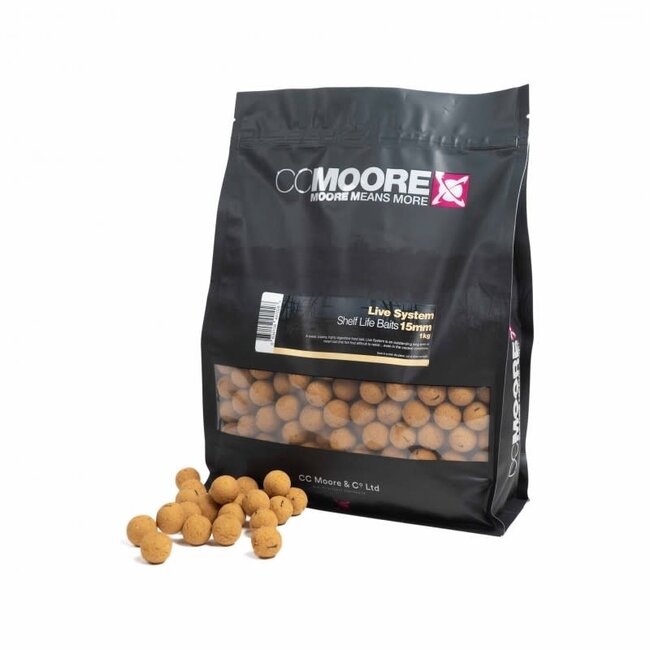 CC moore Live System Boilies 18 mm 1 kg âBewezen Year-Round Boilies voor Karper