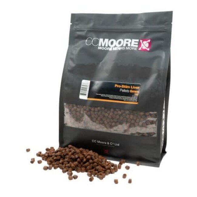 CC moore Pro-Stim Liver Pellets 6 mm 1 kg âVoedzame Pellets met Liver & Garlic Aroma