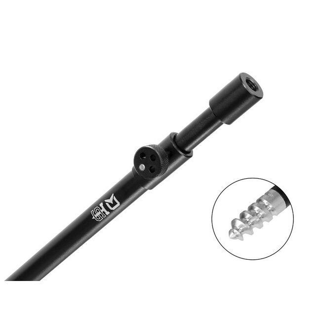 Delphin Bankstick Top STIX âStevig Aluminium, Verstelbaar en Stabiel  90-130cm