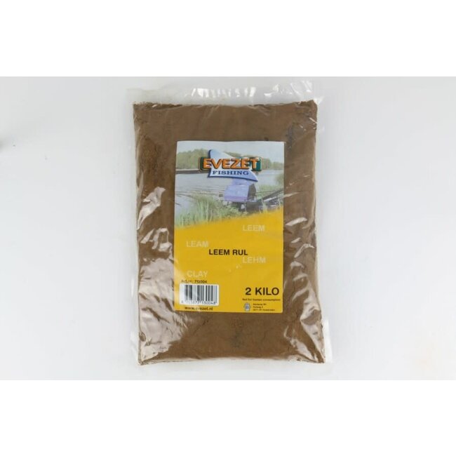 Evezet Leem Rul 2 kg – Voerleem voor lokvoer en voerstekken