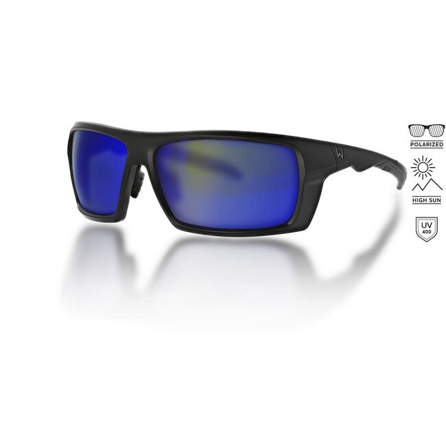 Westin W6 Sport 30 Zonnebril Matte Black LB Smoke LM Blue AR Blue