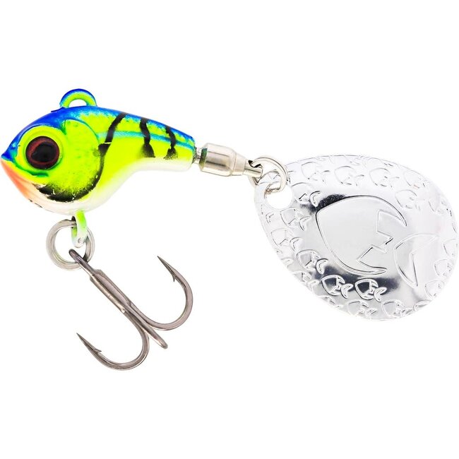 Westin DropBite Tungsten Spin Tail Jig 2 cm 13 gr Chartreuse Bleu Craw