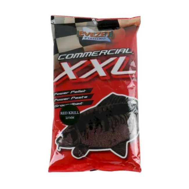 Evezet Commercial XXl Power Pellet Red Krill 2,0 mm 900 gr
