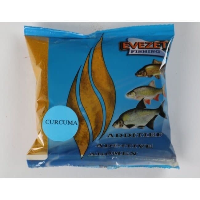 Evezet Additief Curcuma 250 gr voor opvallend lokvoer