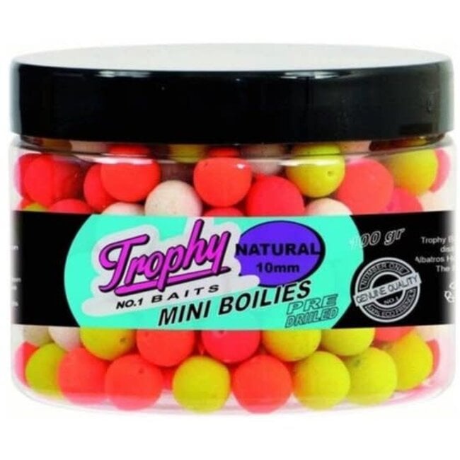 Trophy Mini Boilies Chocolate 10 mm voor witvis en karper