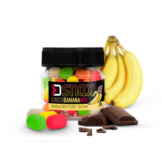 Delphin Snax Method Wafters  Choco Banana Mix   10 x 7 mm  20 gr