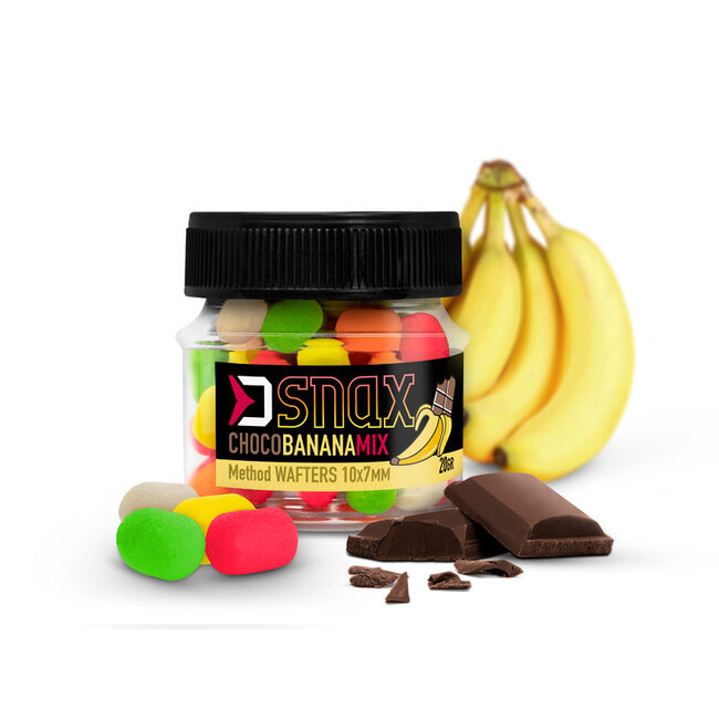 Delphin Snax Method Wafters  Choco Banana Mix   10 x 7 mm  20 gr