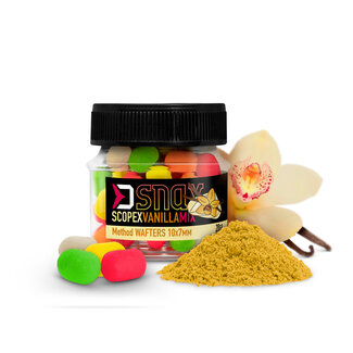 Delphin Snax Method Wafters  Scopex Vanilla Mix10 x 7 mm 20 gr