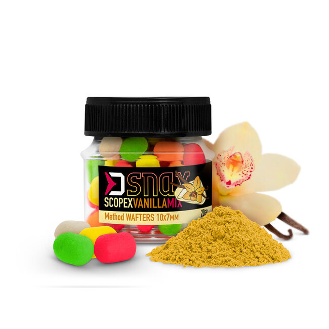 Delphin Snax Method Wafters  Scopex Vanilla Mix10 x 7 mm 20 gr