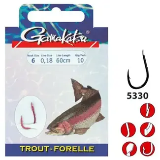 Gamakatsu Trout LS-5330 60 cm 60cm Haakmaat 12 0,16mm