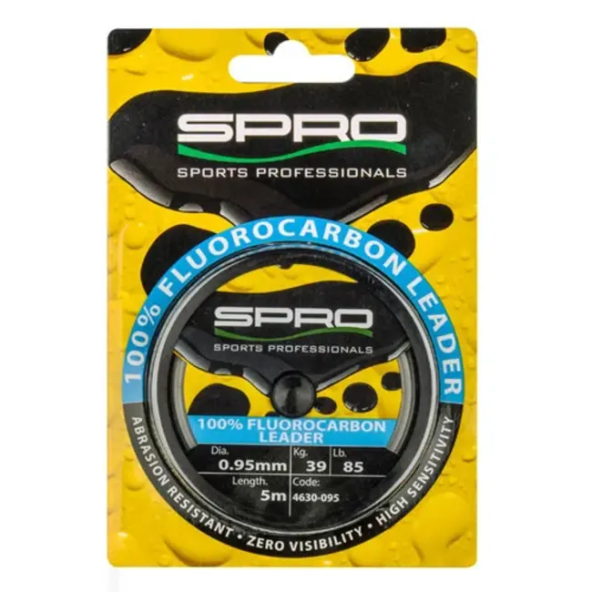 Spro Fluorocarbon leader 0,85 mm voor onderlijnen en rigs