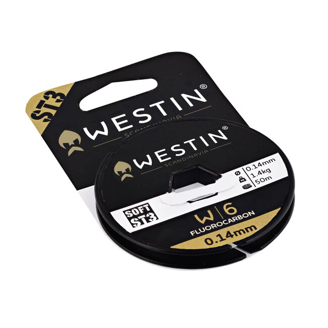Westin Fluorocarbon onderlijn 0,26 mm 50 m voor roofvis