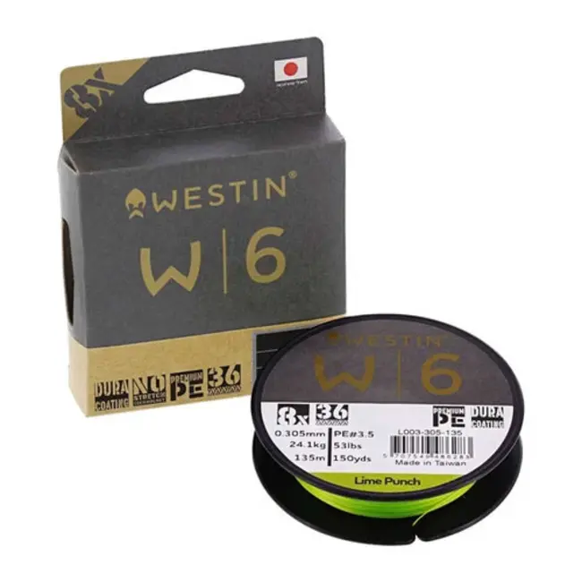 Westin Gevlochten lijn 0,08 mm 3,7 kg voor finesse en licht vissen