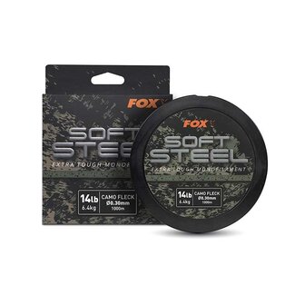 Fox Soft Steel Fleck Camo Mono1000 m 0.37 mm 9.1 kg
