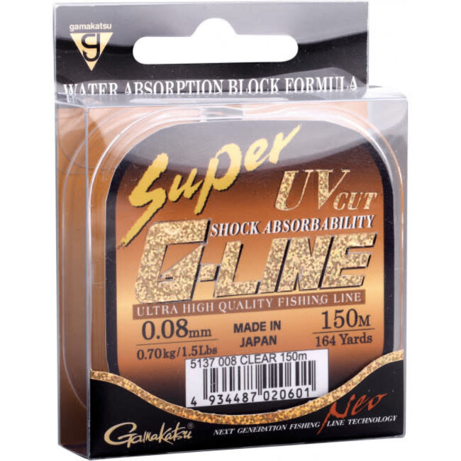 Gamakatsu Super G line Uv Cut 150 m 0.14 mm