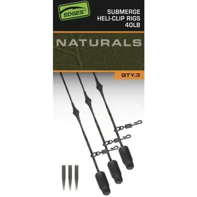 Fox Heli-clip onderlijnen 40 lb voor karpervissen