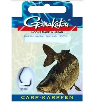 Gamakatsu 3510 F Haakmaat 6 0.22 mm 60 cm