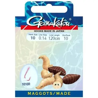 Gamakatsu Maggots LS-1010B 45cm Haakmaat14 0.12mm