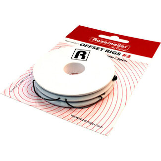 Rozemeijer Fluoro Carbon Offset Rigs 0.25mm Haakmaat 2/0