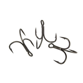 Fox Rage Predator X-Strong Barbed Treble Hooks Haakmaat 2