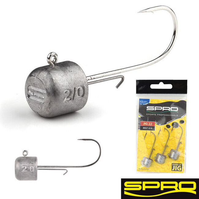 Spro Stand-up jighead 4/0 5 gram voor shads op roofvis