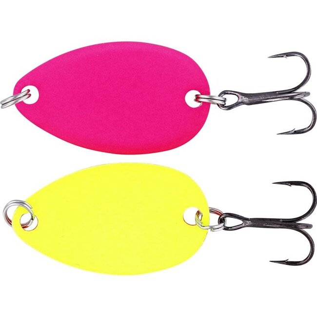 Westin Spinner 3,2 cm 2,8 gr Pink Yellow voor baars en forel