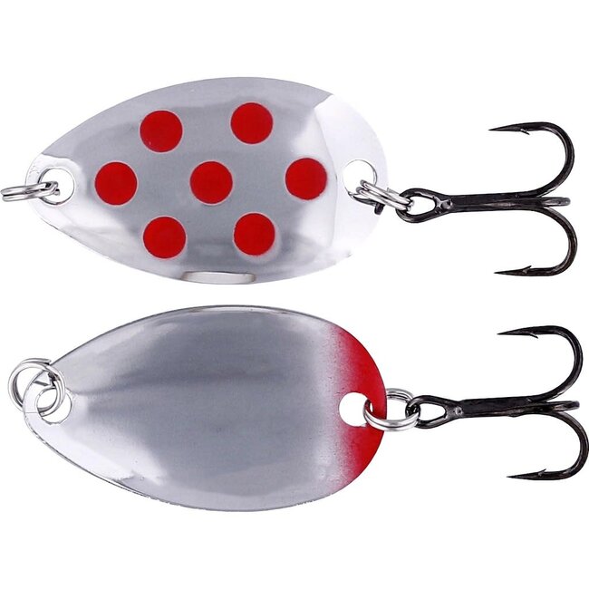 Westin Fidusen 3,2 CM 2,8 GR Silver/Red Dots (Metallic)