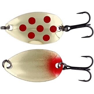 Westin Fidusen 3,2 CM 2,8 GR Gold/Red Dots (Mettalic)