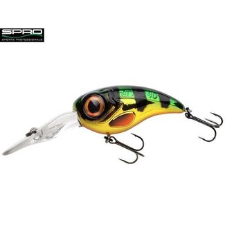 Spro Fat Iris Deep Runner  4 cm 6,2 gr Slowfloating Diepte 2,0 m Perch