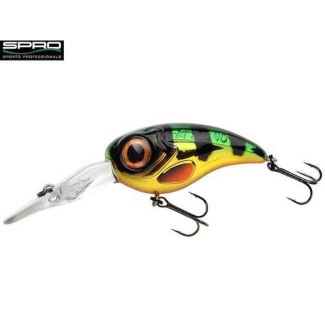 Spro Diepduikende crankbait 4 cm perch voor baars en snoekbaars