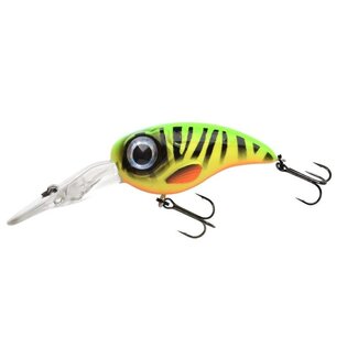 Spro Fat Iris Deep Runner  4 cm 6,2 gr Slowfloating diepte 2,0 m Firetiger