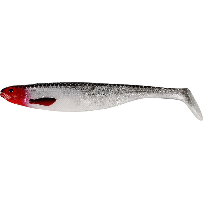 Westin Shadteez Slim 7,5 cm 3 gr Redlight shad voor baars en snoekbaars