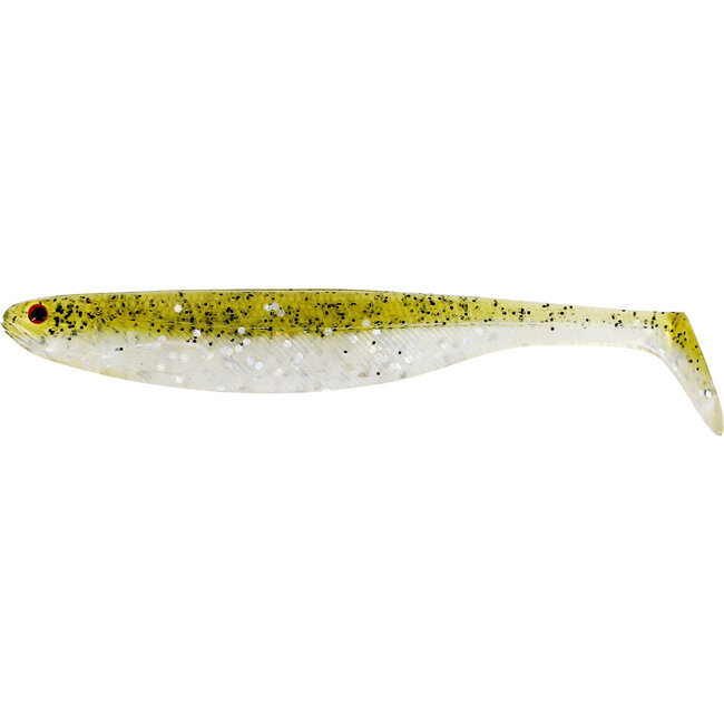 Westin Slanke shad 7,5 cm 3 gr Pearl Sand voor roofvis