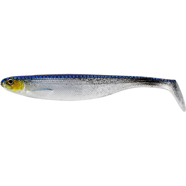 Westin Shadteez Slim 10 cm Blue Headlight shad voor roofvis