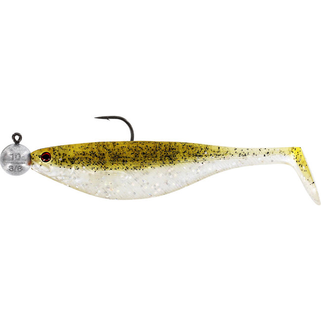 Westin Voorgemonteerde shad 9cm 7g Pearl Sand voor snoekbaars