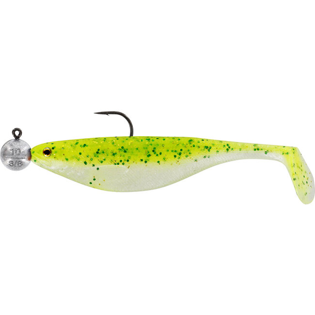 Westin Shadteez  Rigged and Ready 12cm 10g Haakmaat 6/0 Sparkling Chartreuse