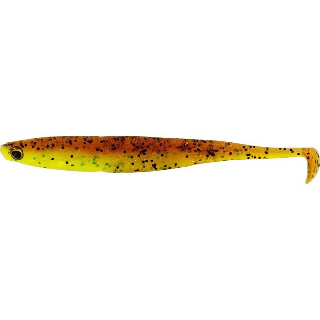Westin 15 cm shad 10 gr Brown Lime voor snoek en snoekbaars