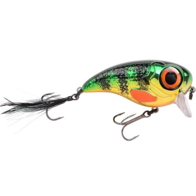 Spro Fat Iris Crankbait 6 cm 18 gr duikdiepte 3.00 m Chrome Perch