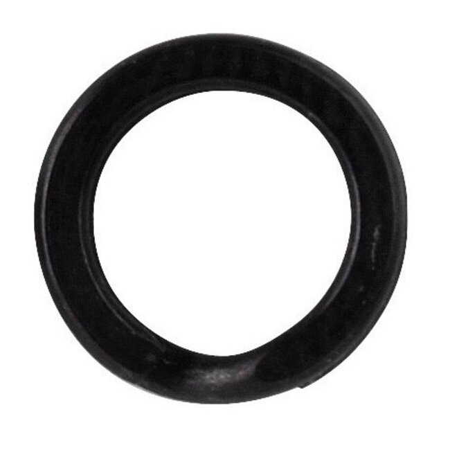 Spro Mat zwart splitring 7 mm 15 kg voor roofvismontages