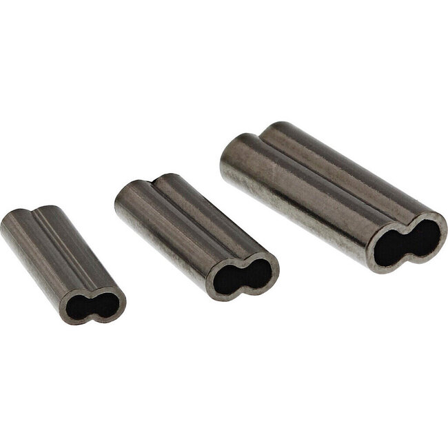 Spro Matte Black Double Brass Crimp 1.2 x 2.6 x 8.0 mm